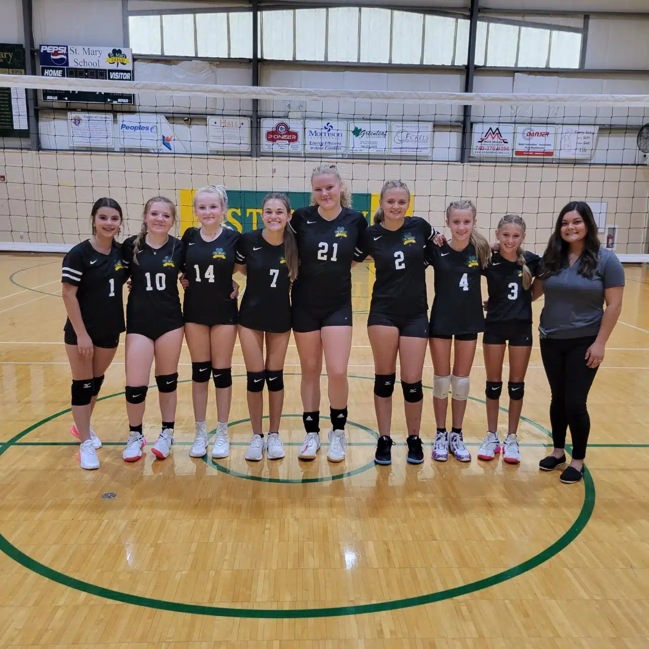 Volleyball team photo
